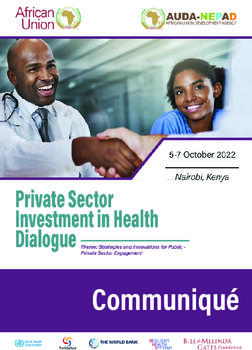 Communique: Private Sector Investment in Health Dialogue